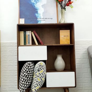 Giá sách/ Tủ trang trí Rio - Nâu